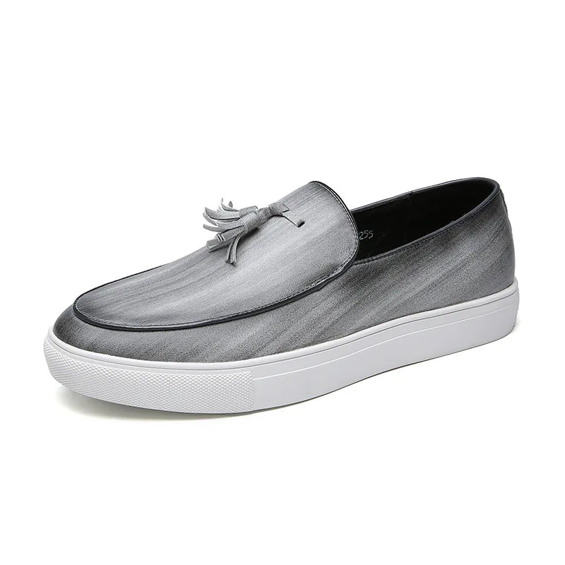 Callum Men’s Tassel Loafers – Classic Slip-On Dress Shoes with Cushioned Comfort