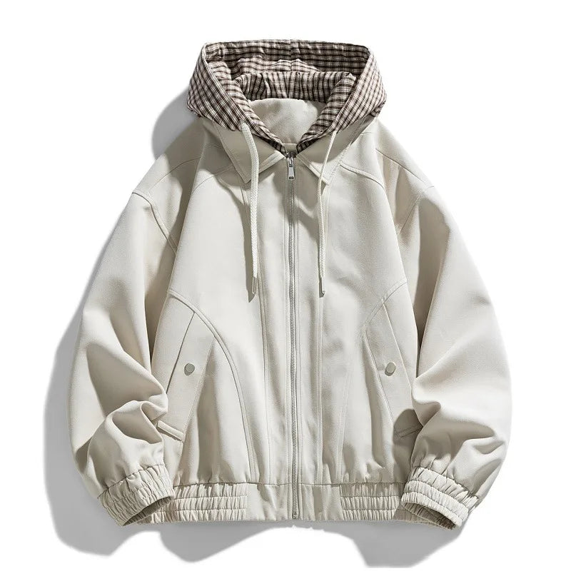 Darian Men’s Jacket – Lightweight Hooded Zip-Up Jacket