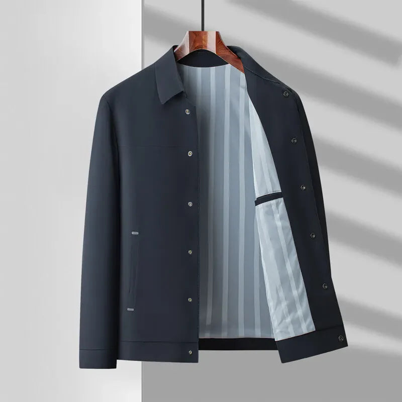 Rico Men’s Performance Jacket – Technical Stretch Snap-Front Jacket