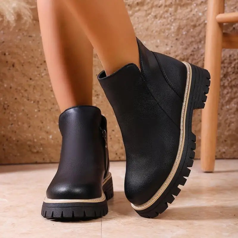 Brittany Women’s Leather Ankle Boots