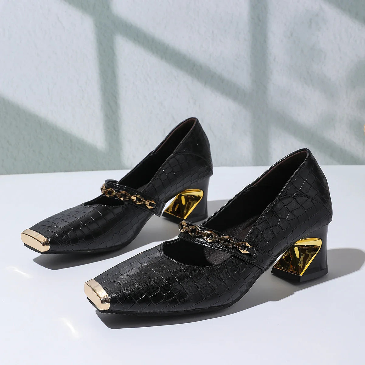 Veronica Women’s Block Heel Shoes