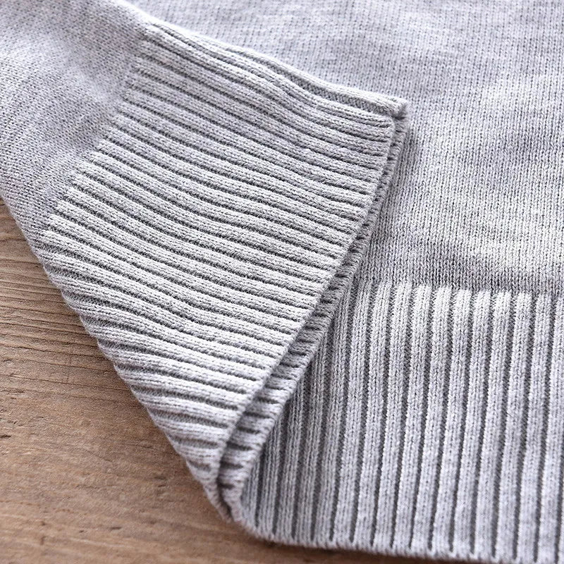 Caleb Men’s Sweater – Organic Cotton Pullover with Classic Crewneck