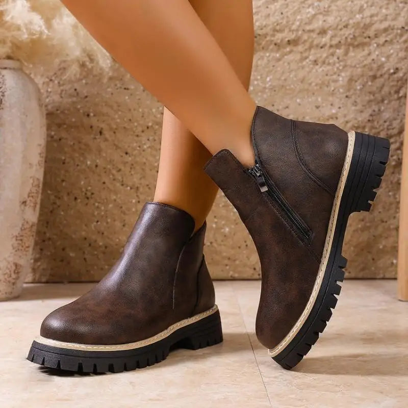 Brittany Women’s Leather Ankle Boots