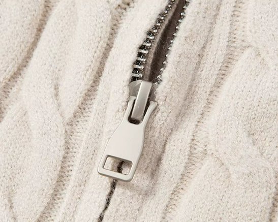 Roberto Men’s Wool Zip-Up Cardigan – Soft Fleece-Lined Comfort