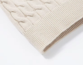 Roberto Men’s Wool Zip-Up Cardigan – Soft Fleece-Lined Comfort
