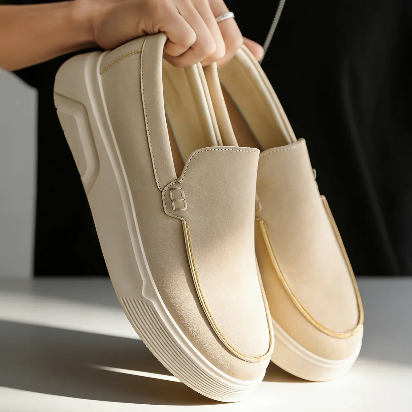 Pascual Men’s Loafers – Cushioned Slip-On Shoes