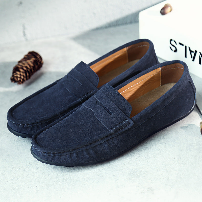 Giovanni Men’s Suede Loafers – Premium Slip-On Shoes