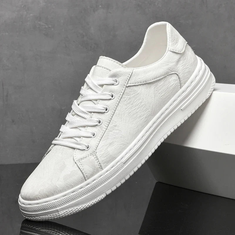 Eduardo Men’s Trainers – Genuine Leather Shoes
