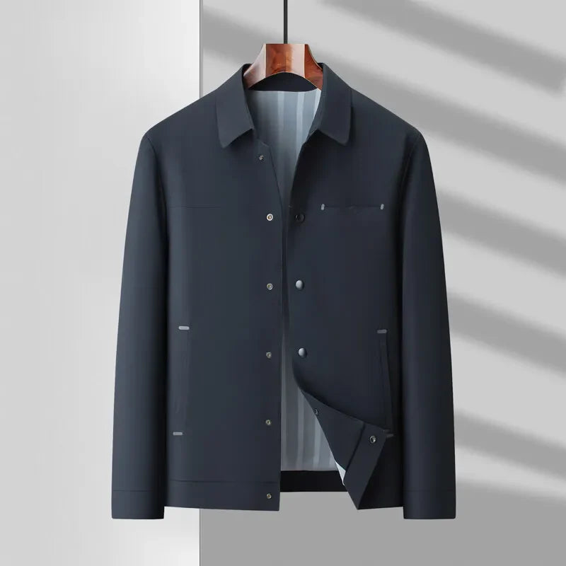 Rico Men’s Performance Jacket – Technical Stretch Snap-Front Jacket