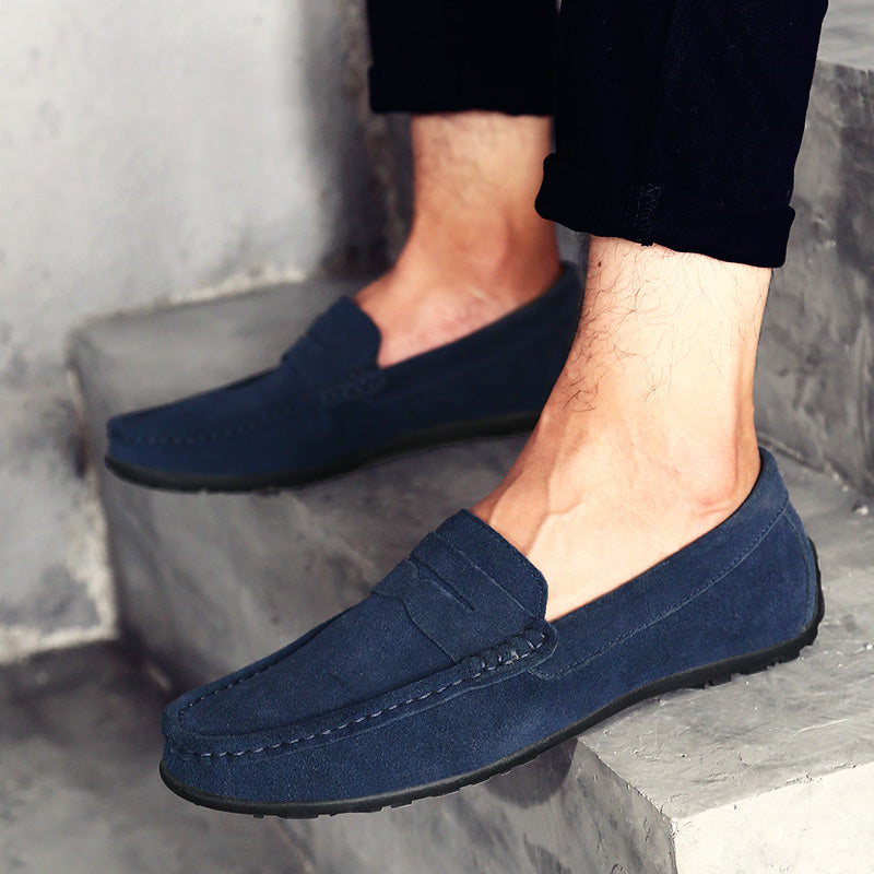 Giovanni Men’s Suede Loafers – Premium Slip-On Shoes