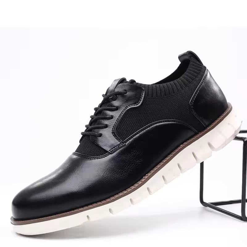 Hernando Genuine Leather Lace-Up Shoes – Casual Brogue Dress Shoes