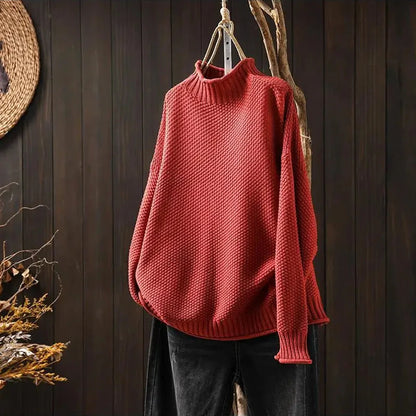 Sabrina Cashmere Sweater – Hand-Knit Women’s Pullover in Ultra-Soft Wool Blend