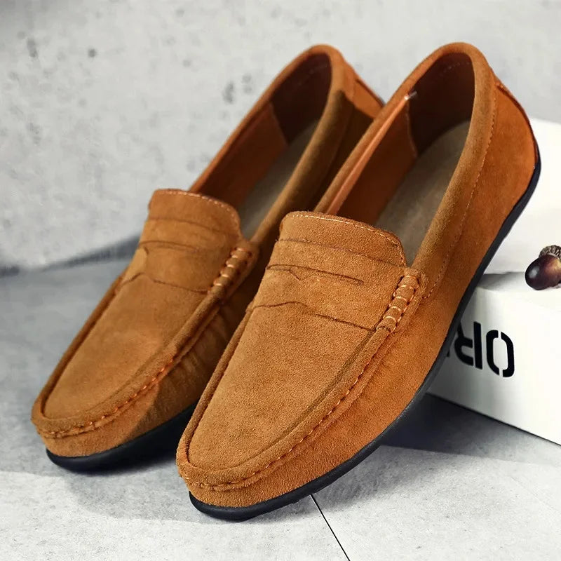 Giovanni Men’s Suede Loafers – Premium Slip-On Shoes