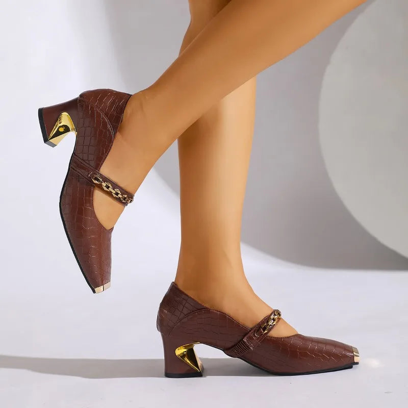 Veronica Women’s Block Heel Shoes