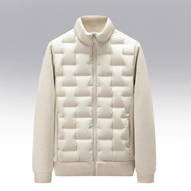 Noah Men’s Quilted Fleece Jacket– Lightweight Layering Piece