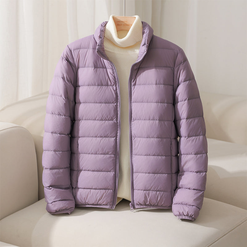 Miranda Women’s Down Puffer Jacket – Lightweight Insulated Coat with High Collar