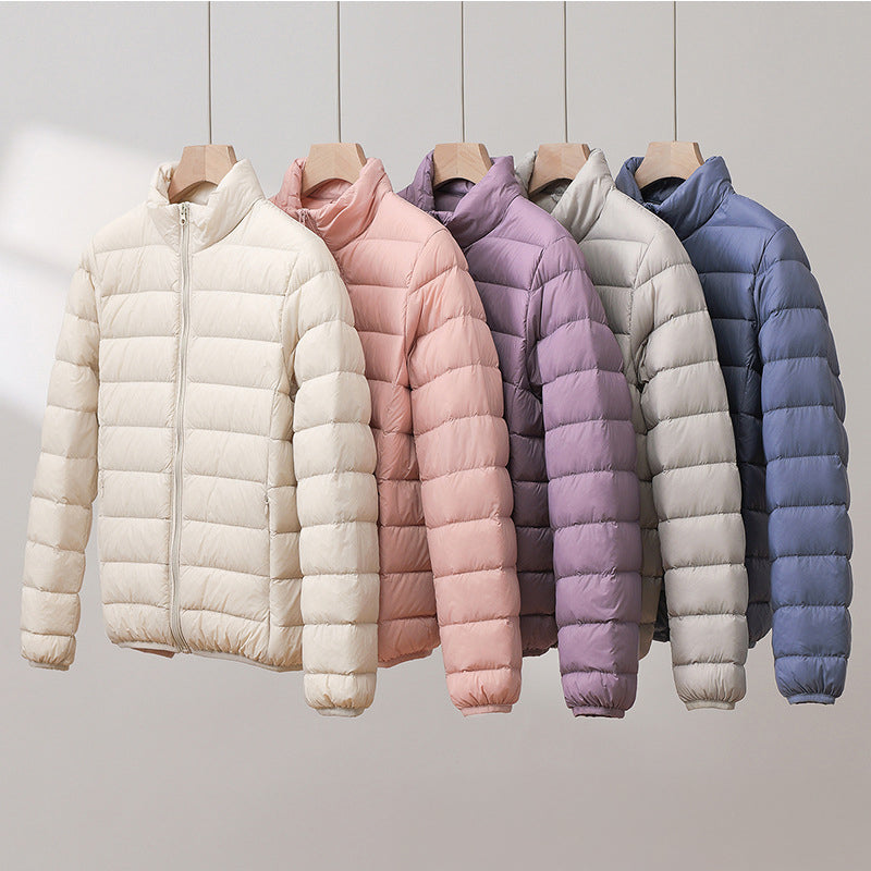 Miranda Women’s Down Puffer Jacket – Lightweight Insulated Coat with High Collar