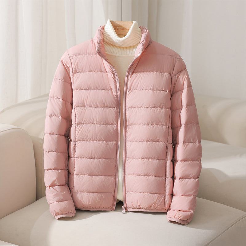 Miranda Women’s Down Puffer Jacket – Lightweight Insulated Coat with High Collar