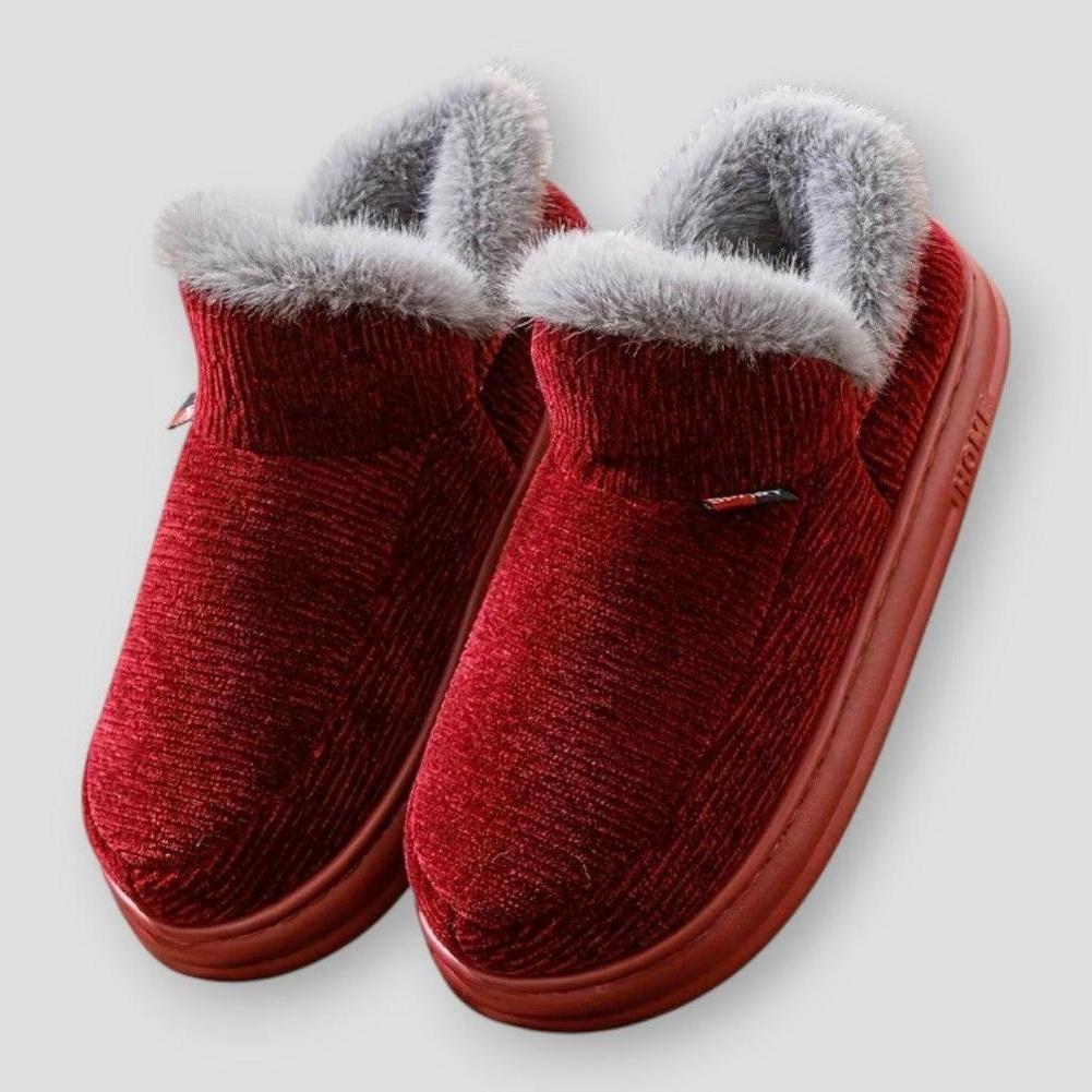 Camila Women’s Teddy Slipper Boots – Plush High-Cuff Indoor Slippers