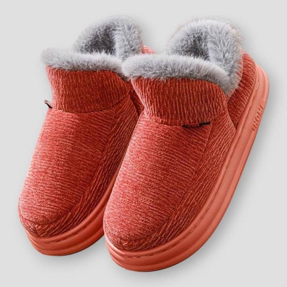 Camila Women’s Teddy Slipper Boots – Plush High-Cuff Indoor Slippers
