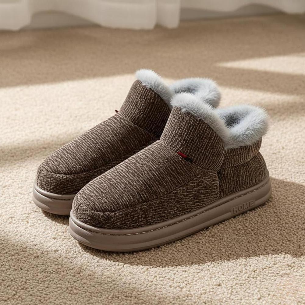 Camila Women’s Teddy Slipper Boots – Plush High-Cuff Indoor Slippers