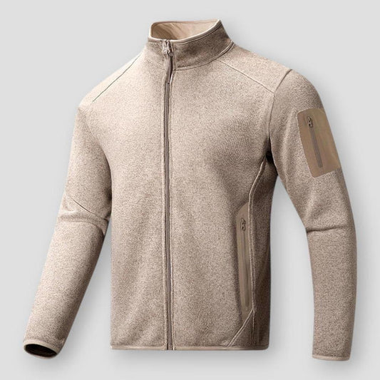 Harris Men’s Fleece Jacket – Recycled Polyester with Wool-Effect Warmth for Layering