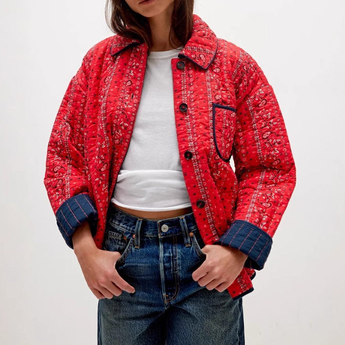 Amor Women's Quilted Jacket – Lightweight Modern Puffer with Tailored Fit