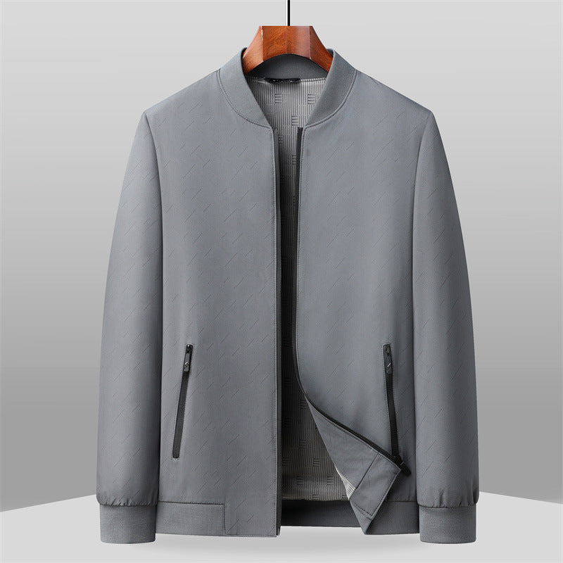 Brooklyn Men’s Bomber Jacket – Matte Woven Shell with Structured Fit