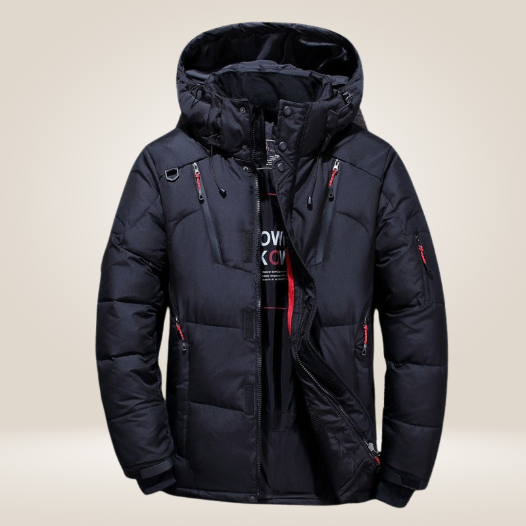 Nick Men’s Winter Jacket – Goose Down Insulated & Water-Resistant Design