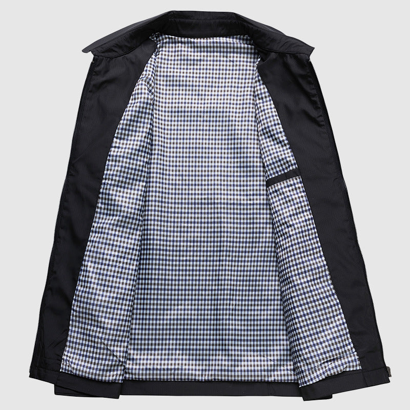 Martin Men’s Lightweight Jacket – Structured Cotton Blend Jacket