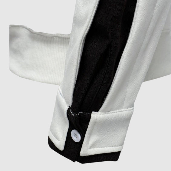 Andre Men’s Polo Sweater – Cotton-Blend Pullover with Contrast Collar