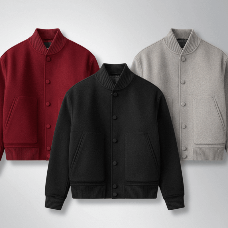 Huxley Men’s Wool Jacket – Minimalist Tailored Coat with Sharp Silhouette