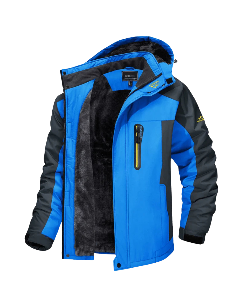 Aspen Men’s Waterproof Jacket – Lightweight Windbreaker with Adjustable Hood
