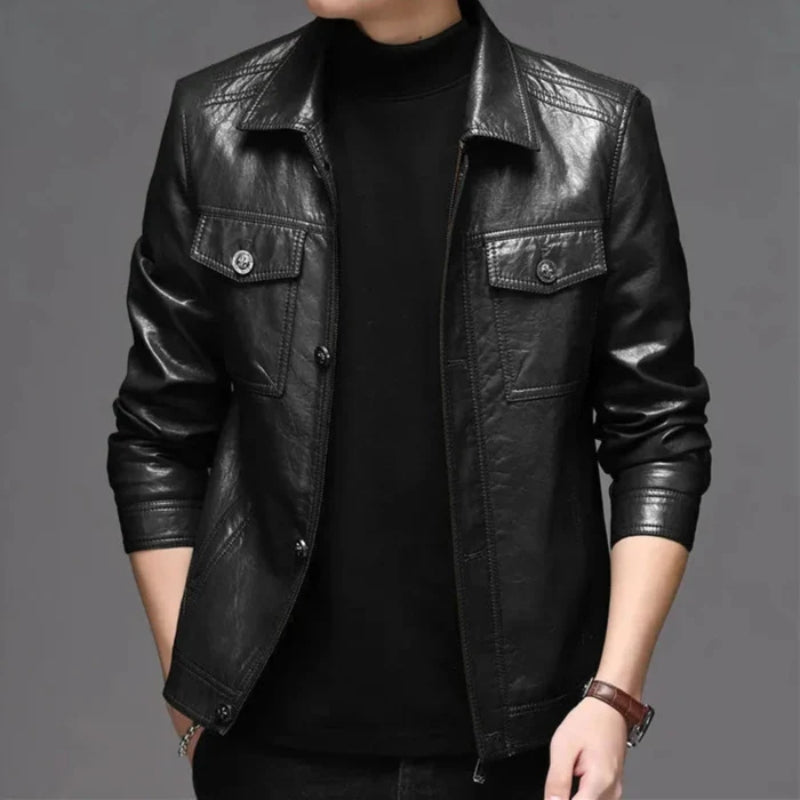 Emiliano Men’s Genuine Leather Jacket