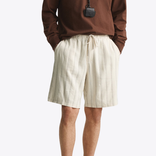 Sandro Men’s Linen Shorts – Lightweight Relaxed Fit for Summer Comfort