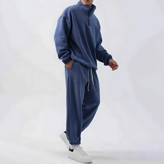 Arjo Relaxed Cotton Lounge Set – Premium Blend with Adjustable Waistband