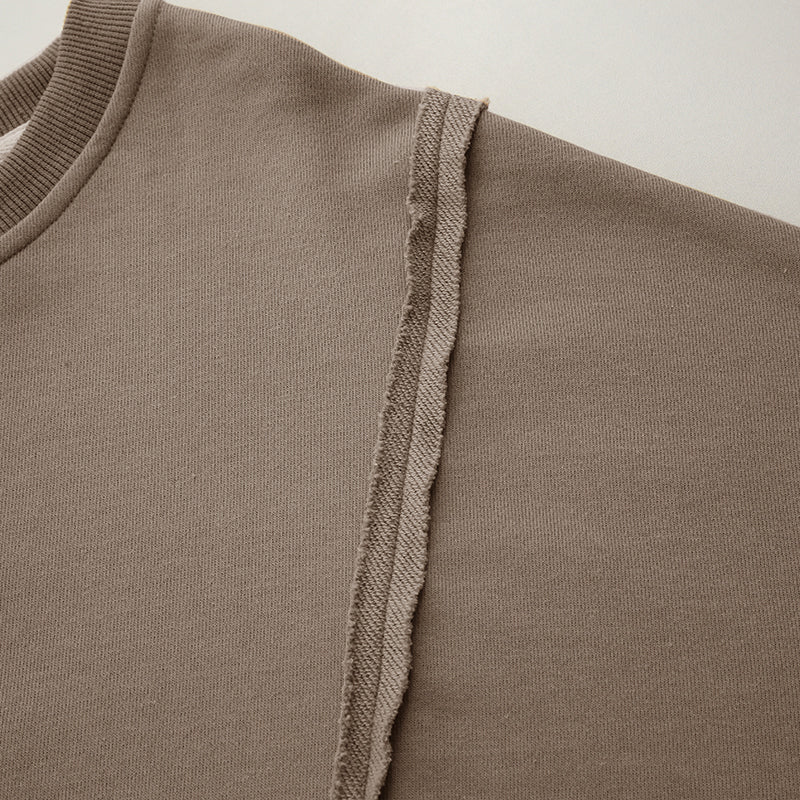 Amaya Women’s Knit Sweatshirt – Relaxed Cotton Jumper with Sculpted Sleeves