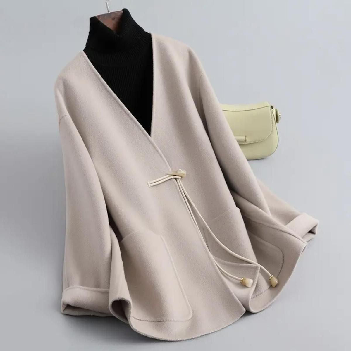 Emma Women’s Wool Coat – Elegant Double-Sided Wool Jacket