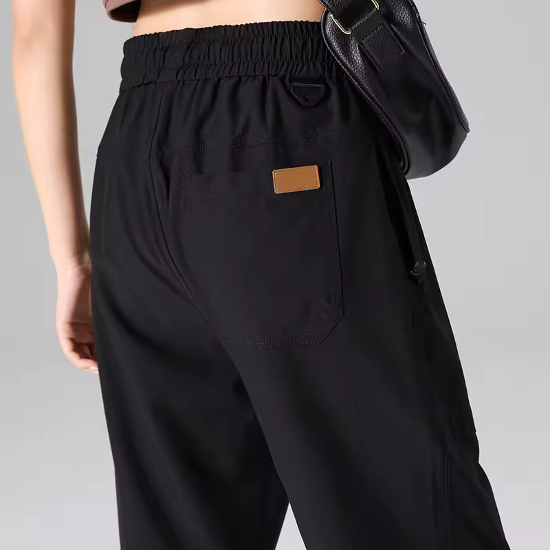Maira Women’s Cargo Pants – Fleece-Lined Straight-Leg Pants