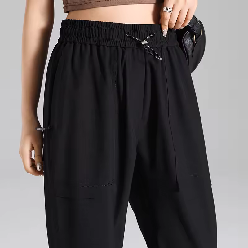 Maira Women’s Cargo Pants – Fleece-Lined Straight-Leg Pants
