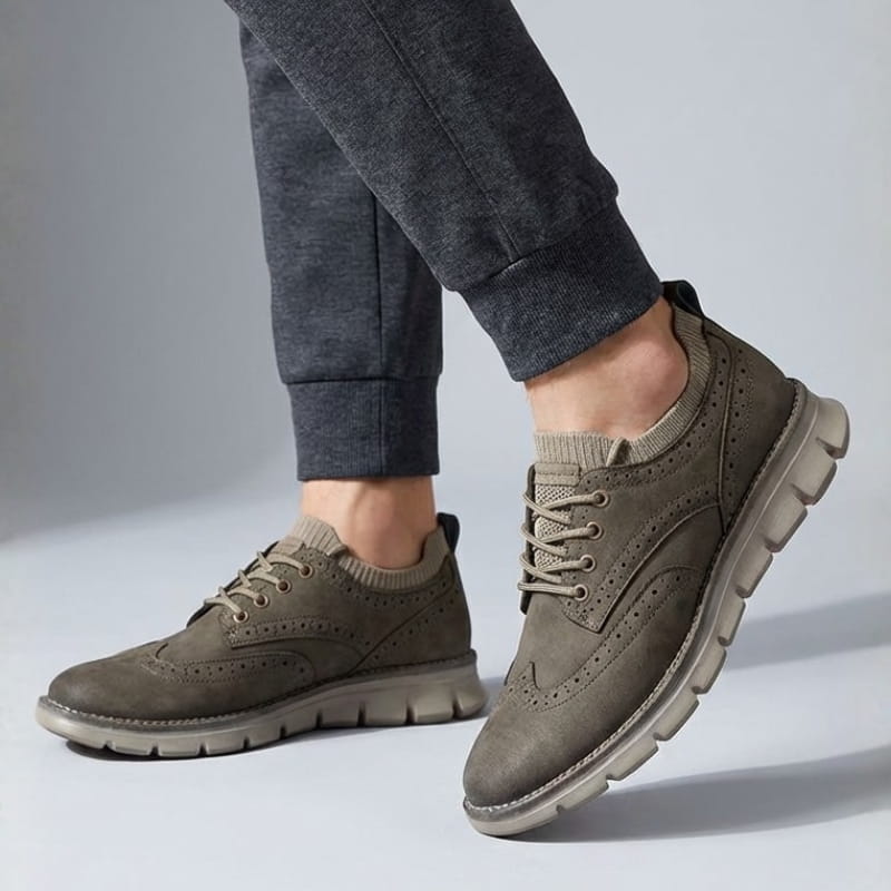Theodore Premium Suede Trainers – Everyday Comfort Casual Shoes