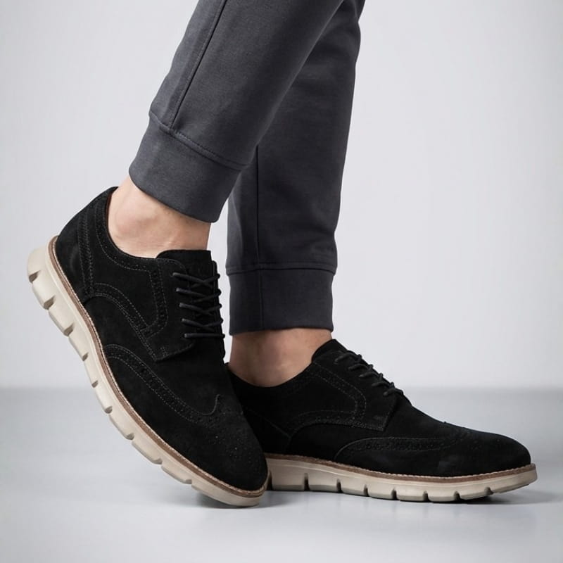 Theodore Premium Suede Trainers – Everyday Comfort Casual Shoes