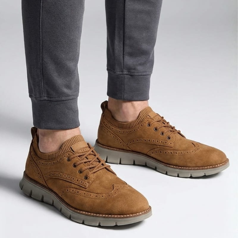 Theodore Premium Suede Trainers – Everyday Comfort Casual Shoes