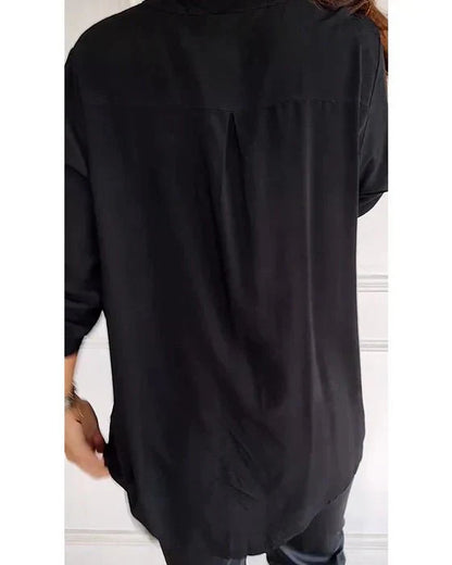 Beatrice Women's Sequin Blouse – Cotton with Relaxed Chic Fit