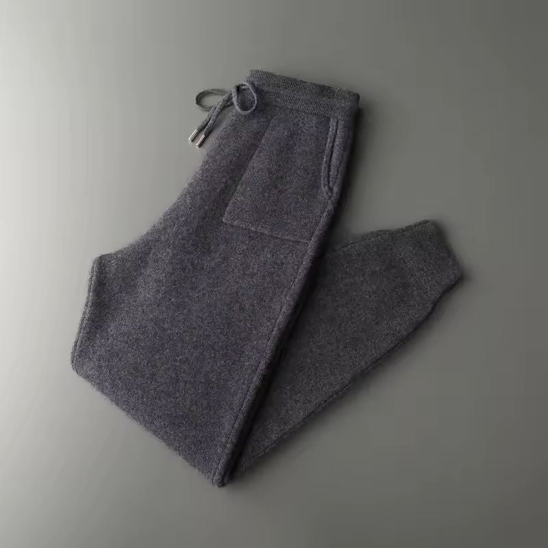 Fabio Men’s Cashmere Lounge Set – Hooded Pullover & Drawstring Pants