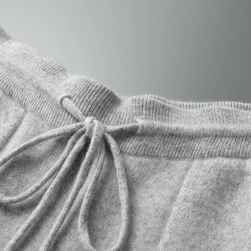 Fabio Men’s Cashmere Lounge Set – Hooded Pullover & Drawstring Pants