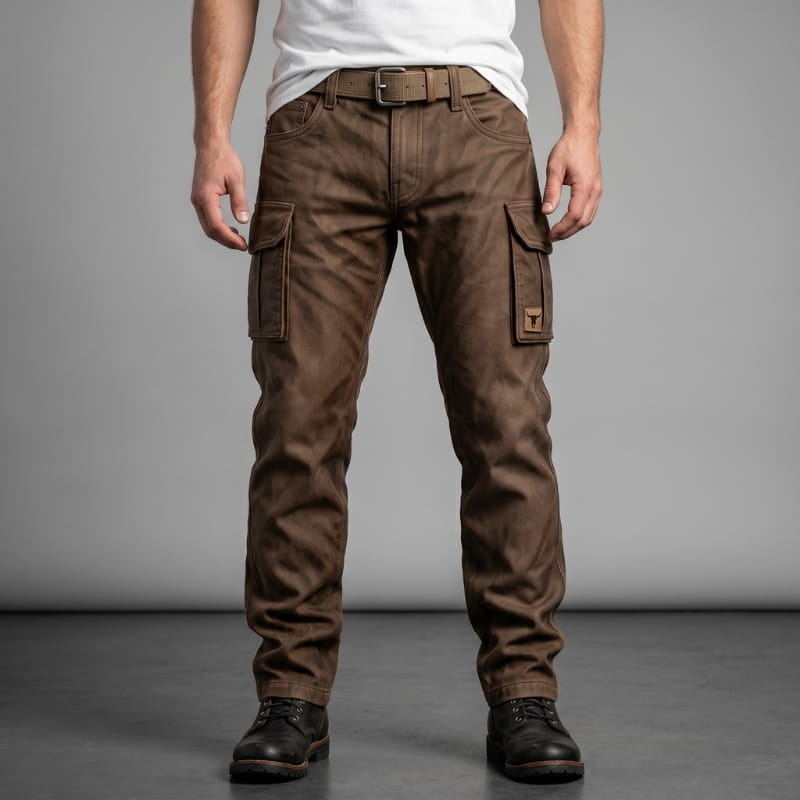 Hudson Heavyweight Cotton Utility Cargo Pants – Insulated Workwear Casual Pants