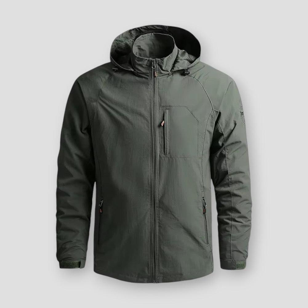 Logan Men’s Hooded Jacket – Waterproof Windbreaker Jacket