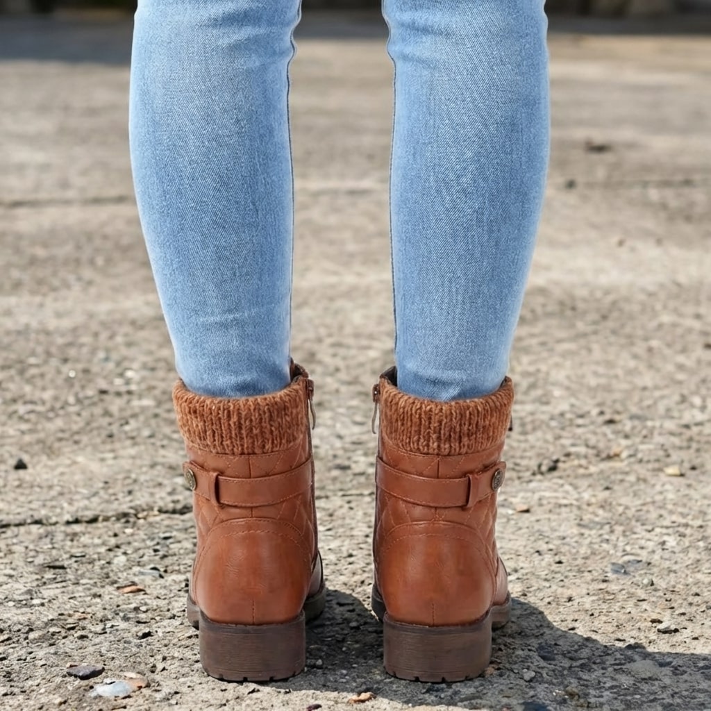 Harriet Women’s Leather Zipped Ankle Boots