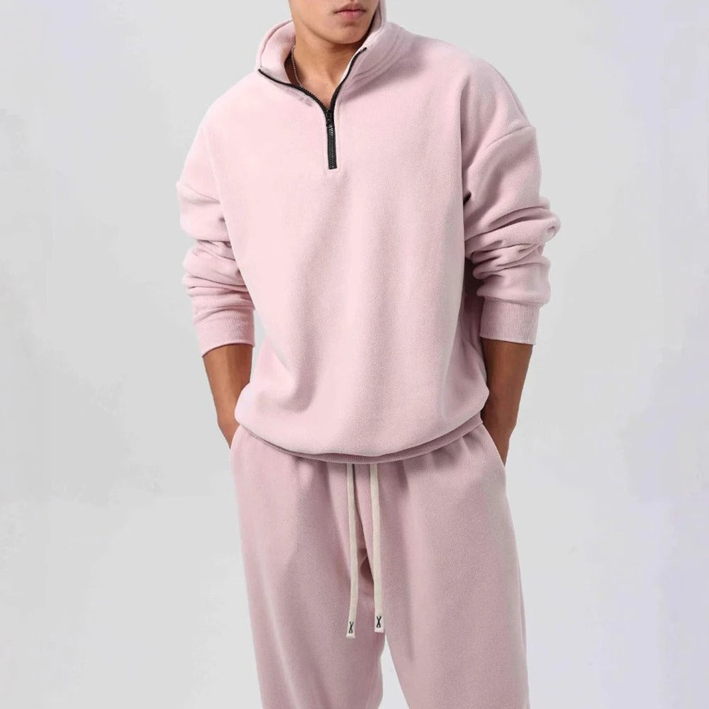 Arjo Relaxed Cotton Lounge Set – Premium Blend with Adjustable Waistband